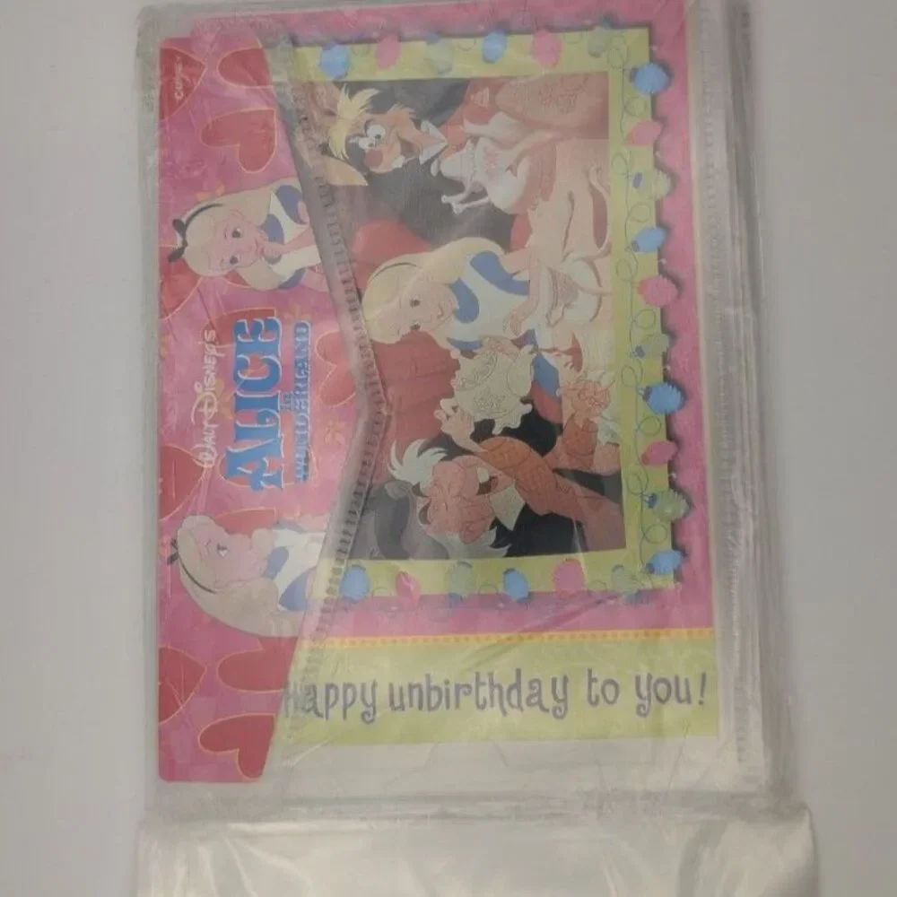 Disney Alice in Wonderland Postcard File Holder Japan Exclusive Sealed